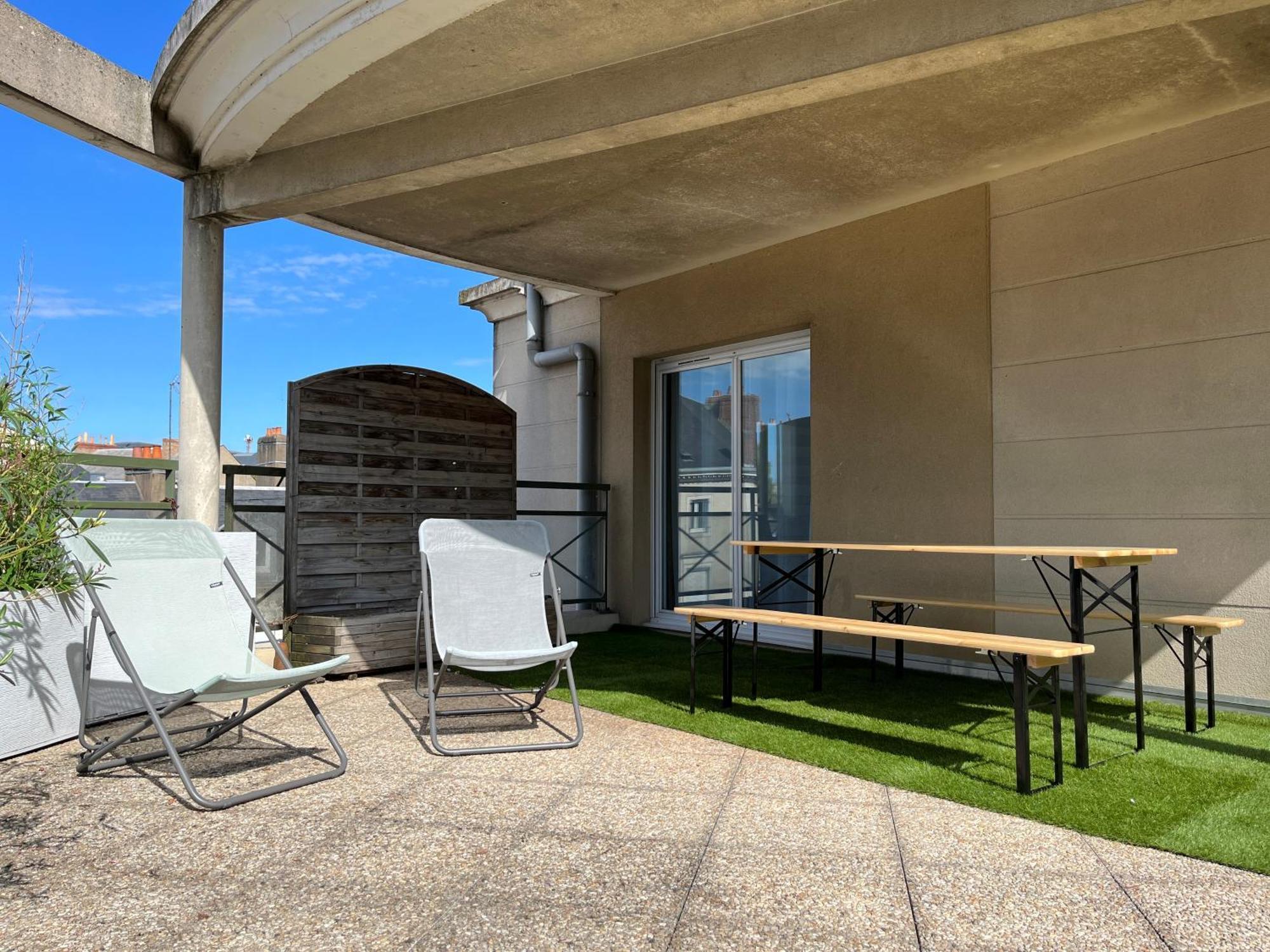 Le Roof Top - Centre Ville - Double Garage - 6 Pers Le Mans Esterno foto